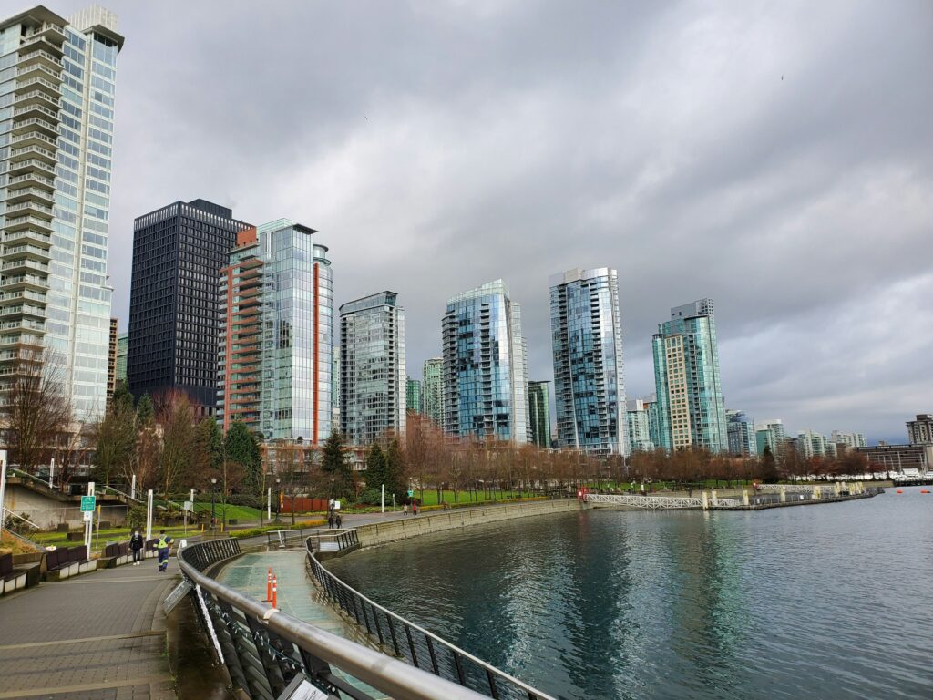 Exterior view of buildings near Khurana Law office in Surrey, BC, reflecting local architecture and community presence.
